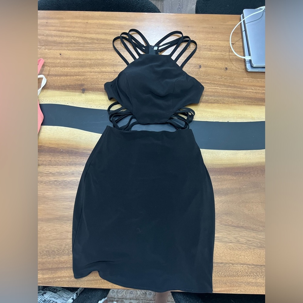 black dress